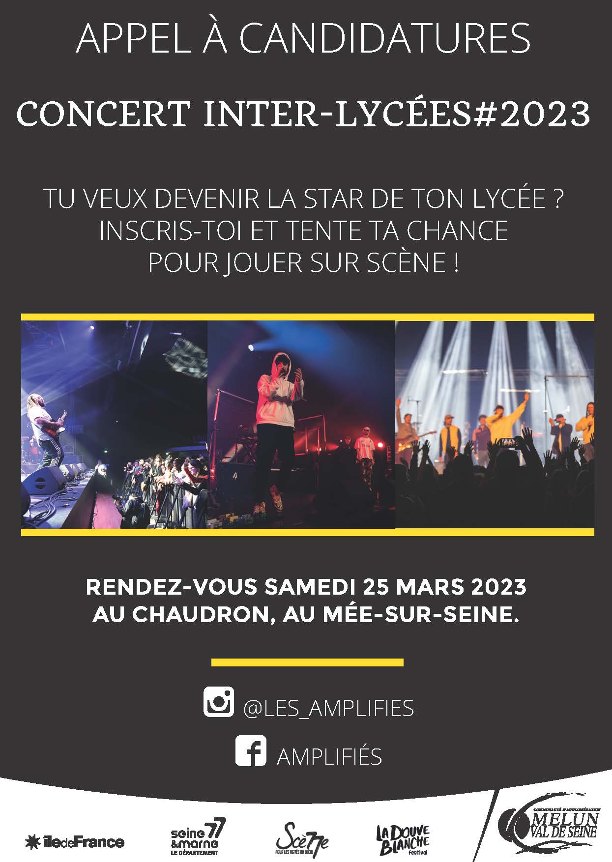Deviens la star de ton bahut grâce au concert Inter-Lycées !