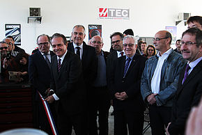 Inauguration du Training Center par Louis Vogel à Paris Villaroche - Agrandir l'image