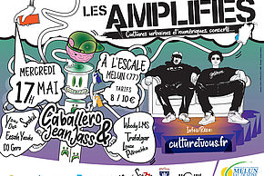 Affiche du festival Les Amplifiés - Agrandir l'image