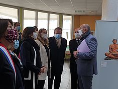 Visite ministérielle pour la Cité Educative - Agrandir l'image (fenêtre modale)