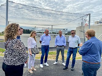 visite station épuration Montereau sur le Jard - Agrandir l'image (fenêtre modale)