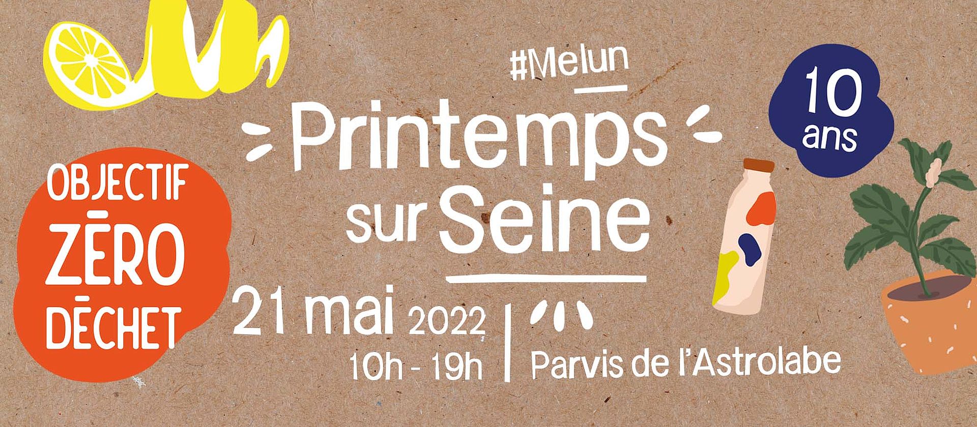 Affiche du festival Printemps sur Seine, le 21 mai à Melun