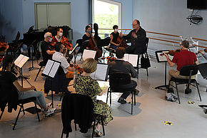 L'orchestre Melun Val de Seine en répétition - Agrandir l'image