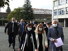 Visite ministérielle pour la Cité Educative - Agrandir l'image (fenêtre modale)