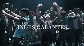 Les Indes galantes, Clément Cogitore adapte une courte partie de ballet les Indes galantes de Jean-Philippe Rameau, avec le concours d’un groupe de danseurs de Krump, et des trois chorégraphes : Bintou Dembele, Grichka et Brahim Rachiki.