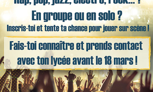 Appel à candidature Concert Inter-Lycées 2022