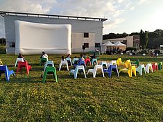 Ciné plein air - Vaux-le-Pénil - Agrandir l'image (fenêtre modale)