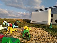 Ciné plein air - Vaux-le-Pénil - Agrandir l'image (fenêtre modale)