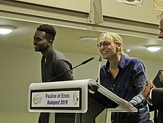 Remise médaille Pauline Ranvier et Enzo Lefort (CEMVS) - Agrandir l'image (fenêtre modale)