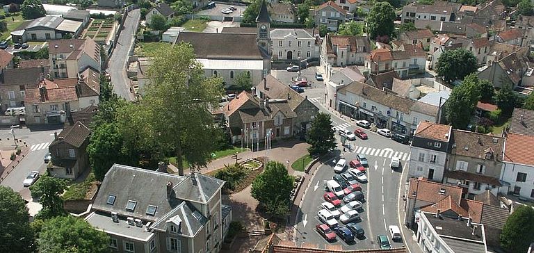 Vue aérienne de Dammarie-lès-Lys
