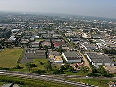 Vue aérienne du Parc d'Activités de Vaux-le-Pénil - Agrandir l'image (fenêtre modale)