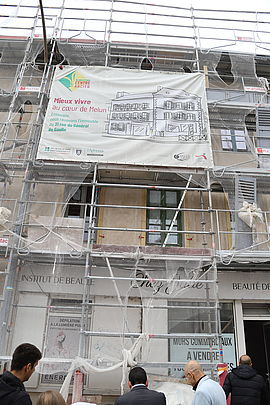 OPAH-RU : façade rue du Général de Gaulle à Melun